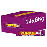 Yorkie Raisin & Biscuit Chocolate Duo Bar 66g (Case of 24)  Adomoo